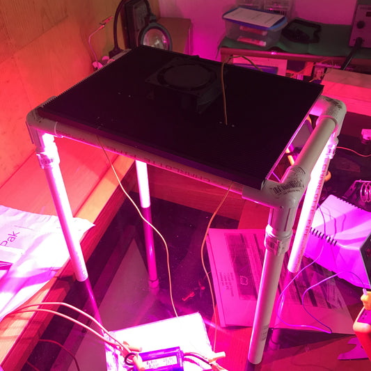 Disipador de Calor de 23cm y 3 Leds Full Spectrum de 10W